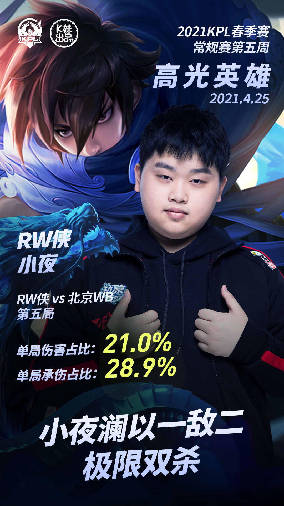 春季赛常规赛第五周高光英雄:佛山GK.梦岚公孙离出其不意极限三杀