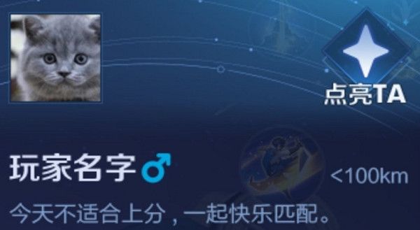 王者荣耀主页四角星是什么意思